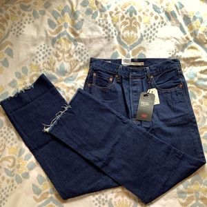 Levi’s Ribcage straight premium selvedge jeans